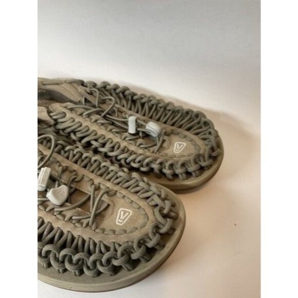 Keen Uneek Olive/Timberwolf Canvas Military Water Sandal Men Size 11M - Picture 5 of 14